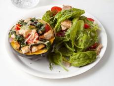 Get the recipe for Food Network Magazine's Tofu-Stuffed Acorn Squash, a quick, family-friendly dinner for Meatless Monday.