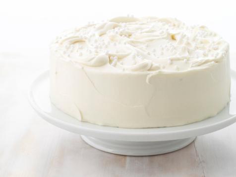 Almond Layer Cake With White Chocolate Frosting
