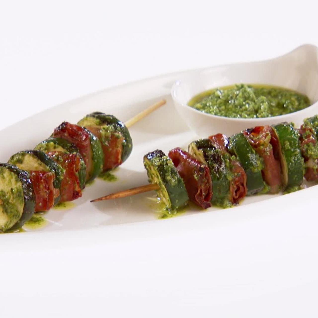 Grilled Zucchini Skewers Recipe