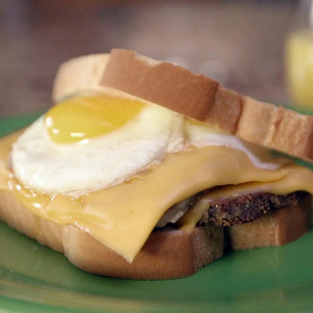 Fried Scrapple and Egg Sandwich-image