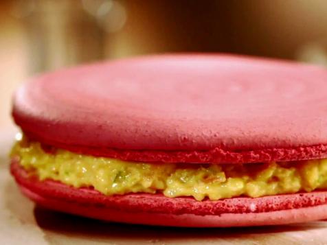 Macaron Sandwiches with Coconut Lime Cheesecake Filling