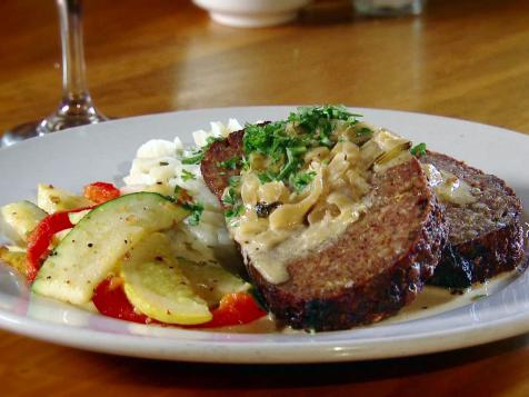 Irish Meatloaf with Cabbage Cream Sauce