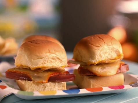 Grilled Mortadella and Salami Sliders