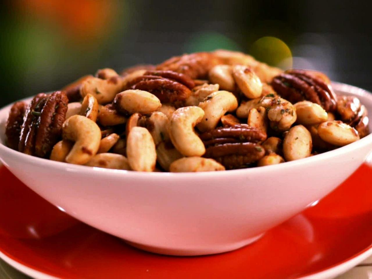 Sweet, Spicy and Salty Candied Nut Mix Recipe, Jeff Mauro