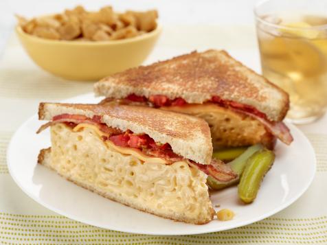 Mac and Cheese Grilled Cheese with Bacon Two Ways
