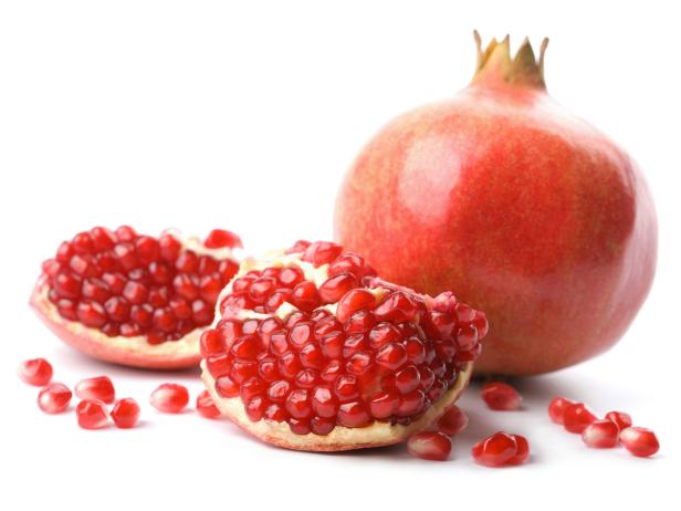 perfect pomegranate isolated