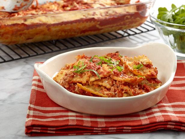 Cheesy Ravioli Lasagna Recipe Food Network Kitchen Food Network