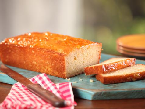 Orange French Yogurt Cake with Marmalade Glaze