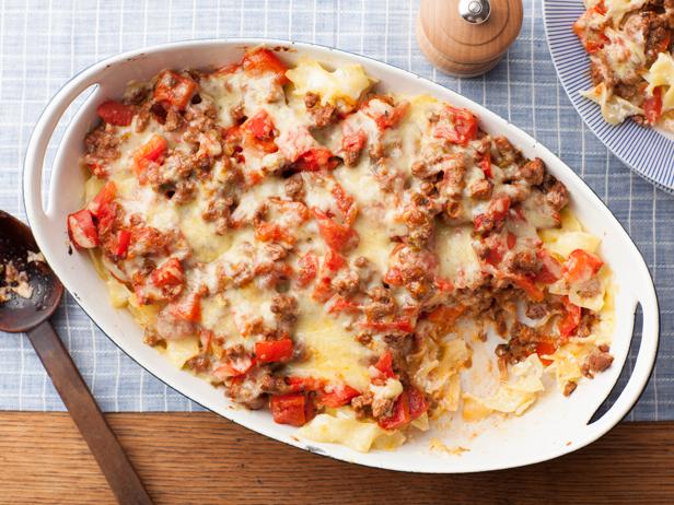 Food Network's Beef and Cheddar Casserole
