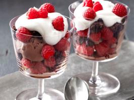 Raspberry-Chocolate Parfaits