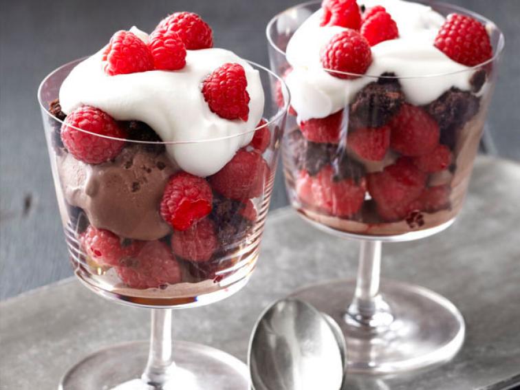 RaspberryChocolate Parfaits Recipe Food Network Kitchen Food Network