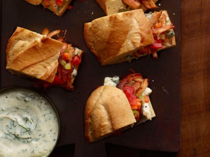 Buffalo Chicken Subs Recipe Jeff Mauro Food Network