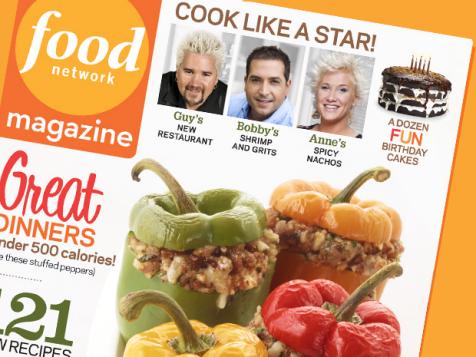 Food Network Magazine: January/February 2013 Recipe Index