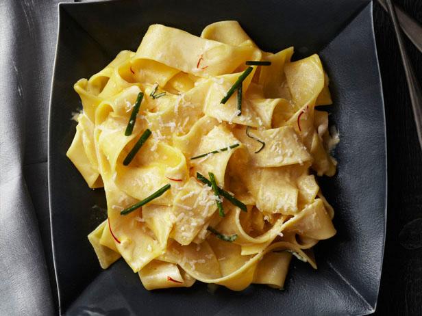 Pappardelle in Saffron Cream Recipe | Food Network Kitchen | Food Network