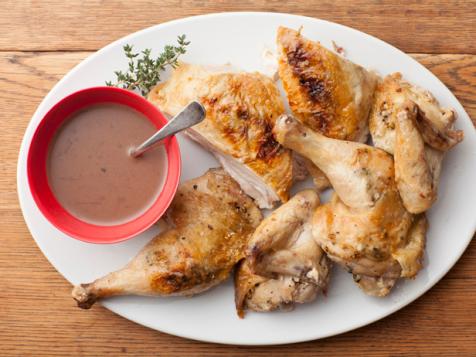 Broiled, Butterflied Chicken