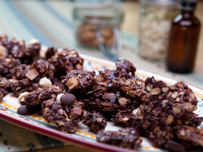 ChocolateCoconut Granola Recipe Bobby Flay Food Network