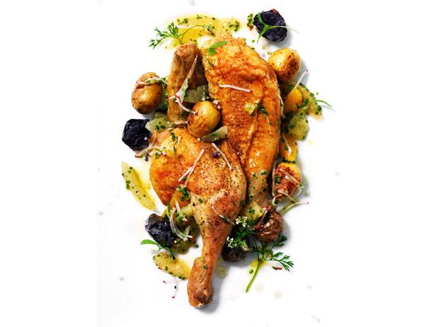 Roasted Chicken with Citrus Salsa