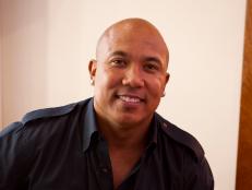Contestant Hines Ward, as seen on Food Network’s Rachael vs. Guy: Celebrity Cook-Off, Season 2. 
