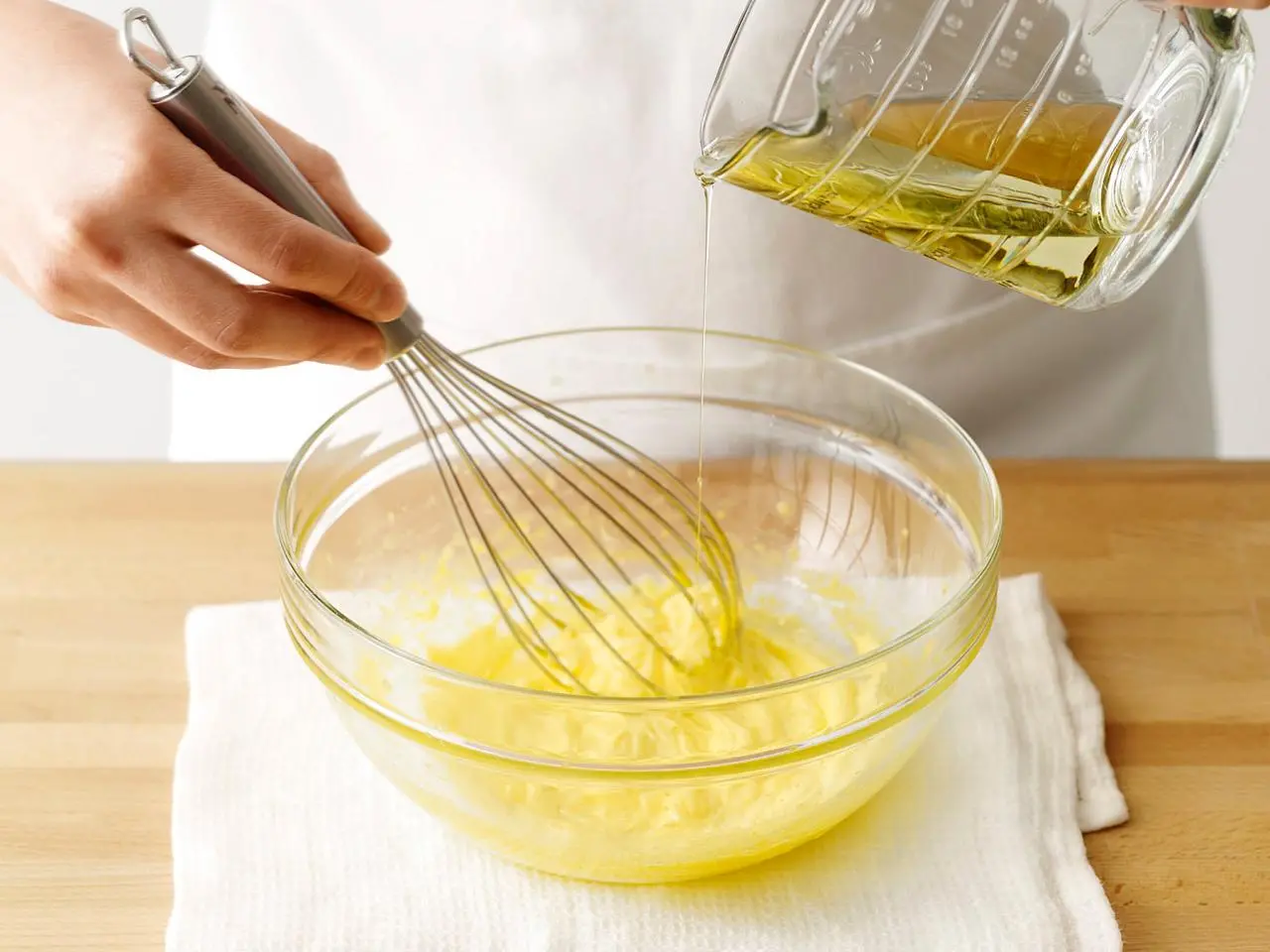 Jar of homemade mayonnaise