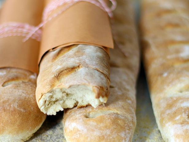 Homemade French Baguettes Recipe Kelsey Nixon Food Network