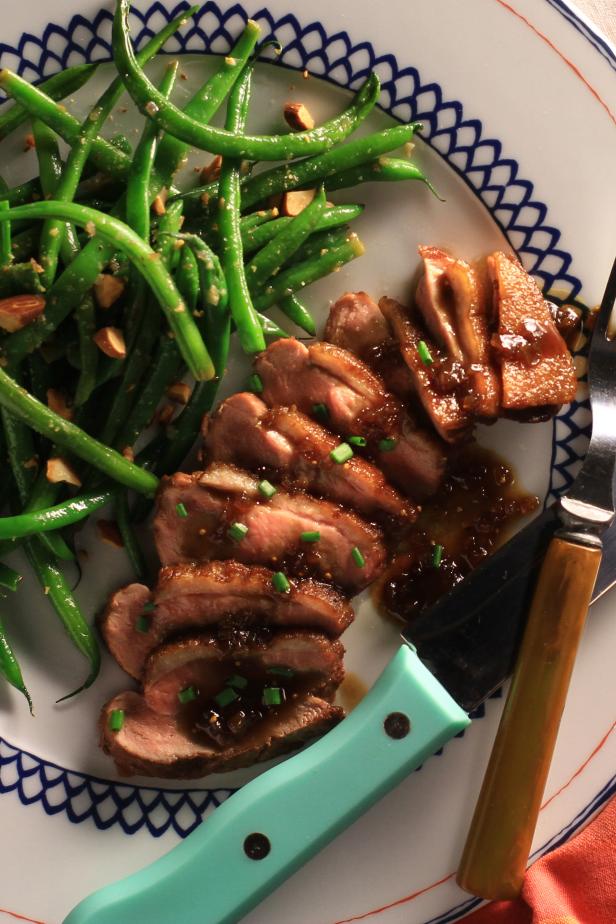 Seared Duck Breast with Fig Sauce image
