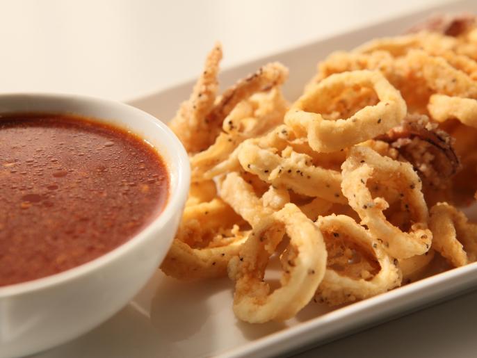 Salt and Pepper Calamari Recipe Sandra Lee Food Network