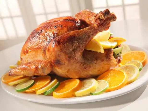Triple Citrus Buttered Turkey Recipe | Sandra Lee | Food Network