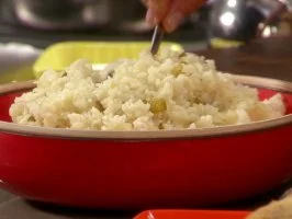 Rice with Green Pepper and Jalapeno