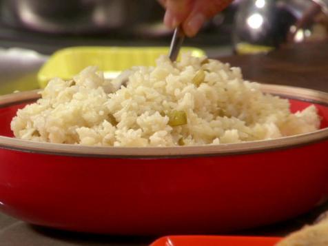 Rice with Green Pepper and Jalapeno