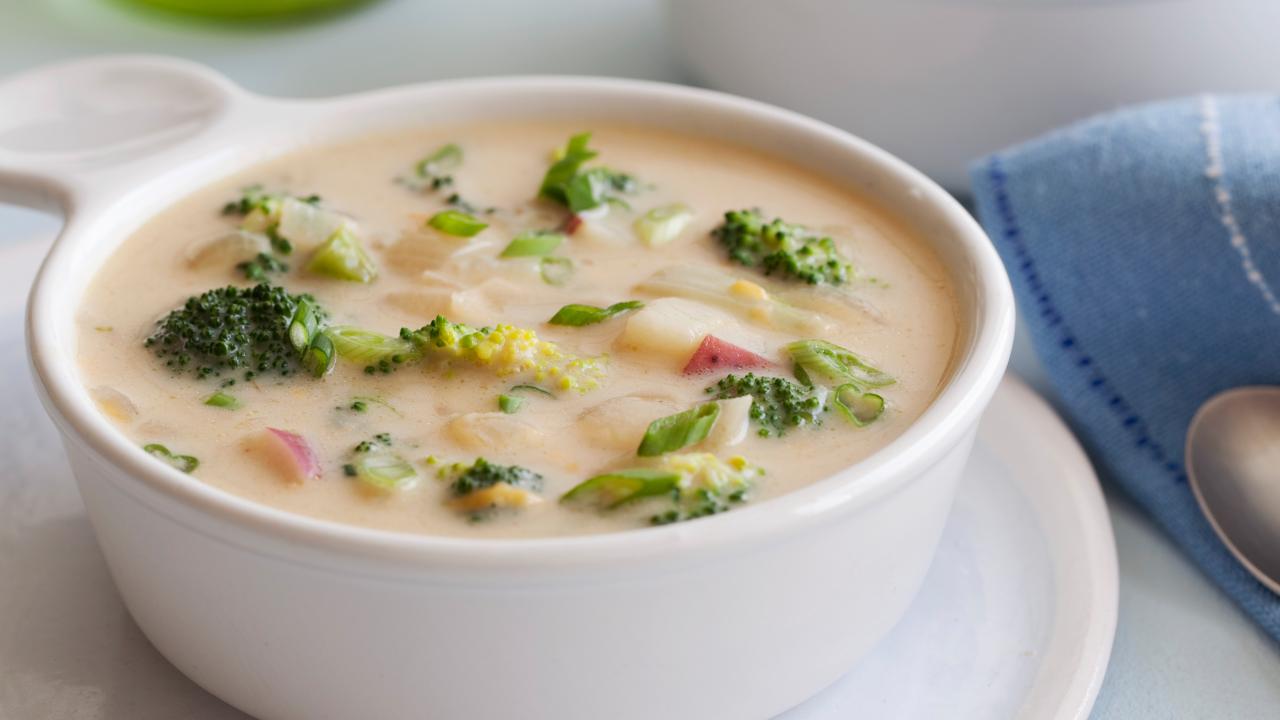 Healthified Broccoli Soup