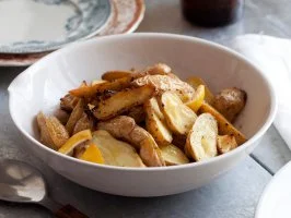 Healthy Roast Fingerlings with Lemon