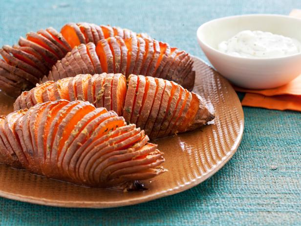 Hasselback Sweet Potatoes Recipe Food Network Kitchen Food Network