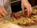 Michael makes lamb bites to serve at a make-your-own-kebab get-together.