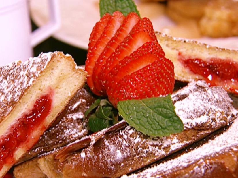 Super Stuffed French Toast Recipe Aaron Mccargo Jr Food Network