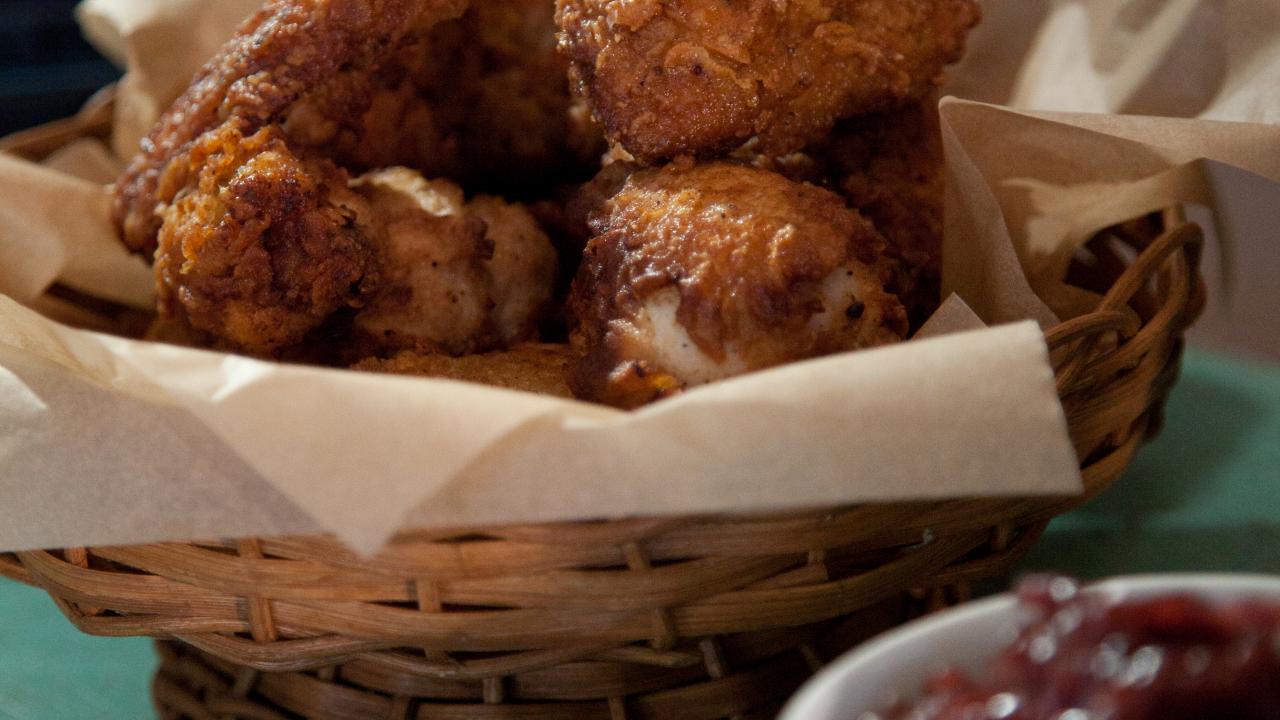 Fried Chicken in a Basket