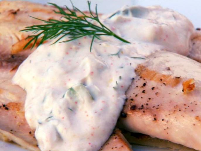 Grilled Tilapia with Cucumber Yogurt Sauce Recipe The Neelys Food
