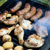 Barbecue and potato