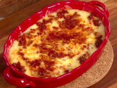 View of a cooked dish.
