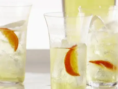 Three glasses of orangecello