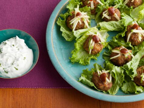 Tangy Meatballs with Cilantro Raita