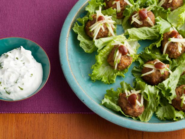 Tandoori Meatballs with Cilantro Raita
