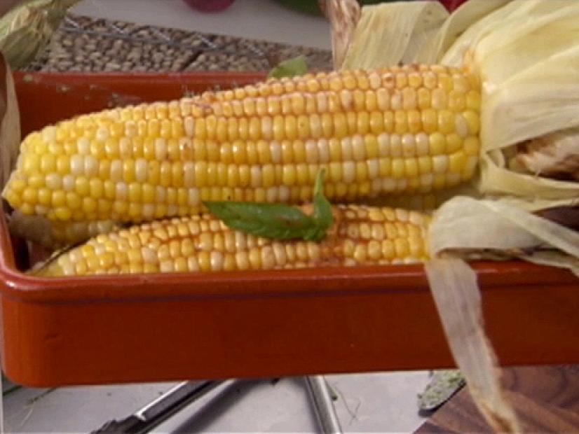 Grilled Corn With Garlic Butter Recipe Food Network