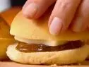 This quick appetizer is so easy, you won't even need a recipe - prepared by Ina Garten - Cheddar and Chutney on Brioche. 