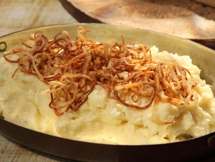 Mashed Potatoes with Crispy Fried Shallots Recipe Claire Robinson