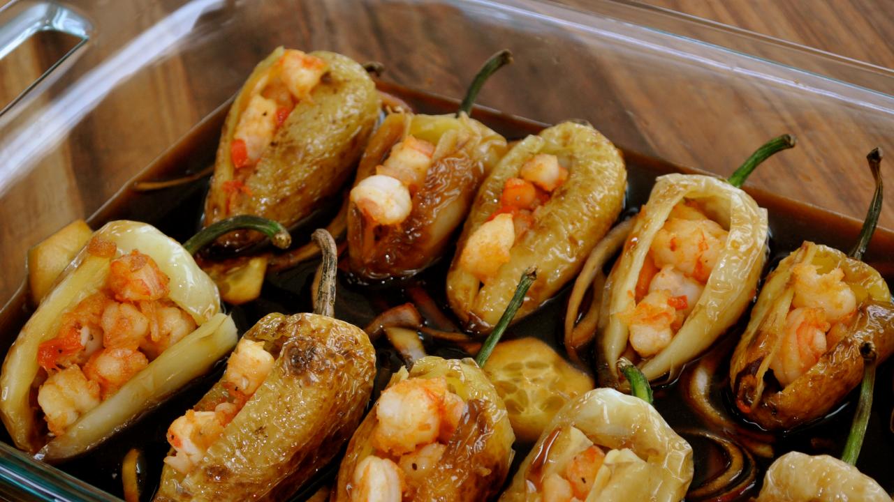 Shrimp-Stuffed Chiles