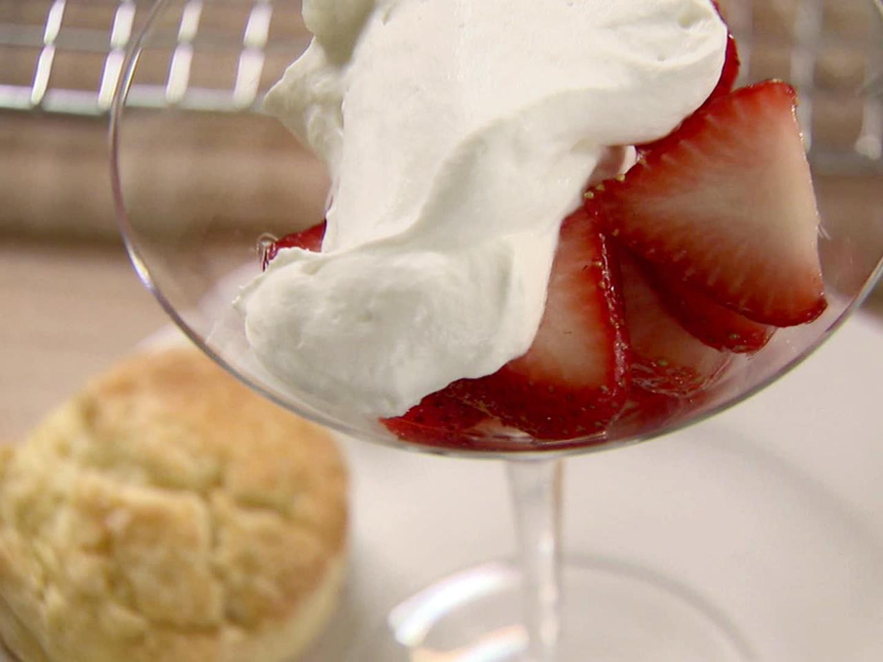 Strawberry Shortcakes, Deconstructed Recipe | Ina Garten | Food Network