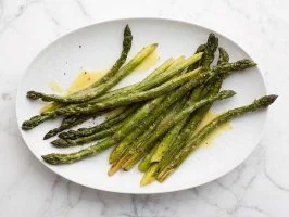 Roasted Asparagus with Lemon Vinaigrette