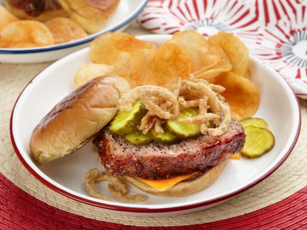 All-American Down-Home Patriotic Meatloaf Sandwich image
