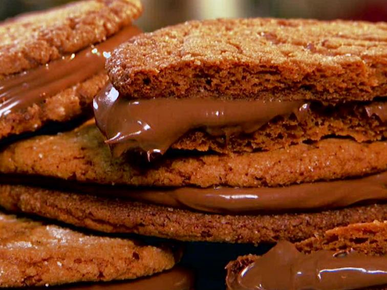 Molasses Cookie Sandwiches Recipe The Neelys Food Network