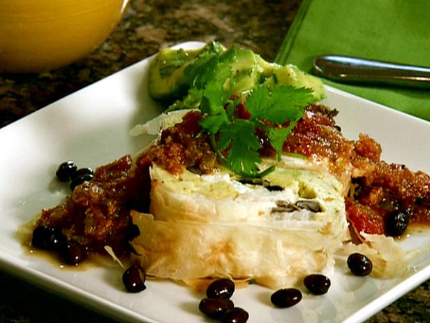 Phyllo Wrapped Huevos Rancheros